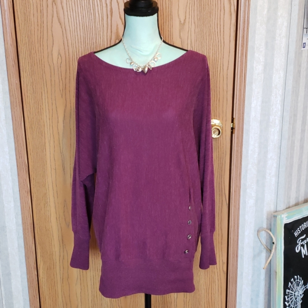 Sound & Matter Purple Size Large Blouse